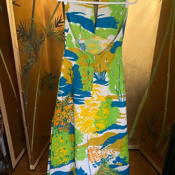 Vintage 1970s Halter Dress Handmade S - Picture 4 of 7